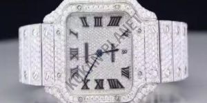 Modern Luxury Fully Iced-Out Hip Hop Automatic Watch