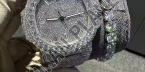 Premium Moissanite Diamond Iced Out Quartz Watch for Stylish Men