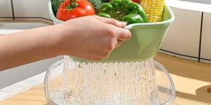 Plastic Vegetable Washing Bowl