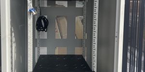 Legrand Stainless Steel 24U Rack Black 800x800