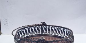 Decorative Round Metal Tray