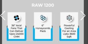 raw 1200 air cooler