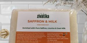 Zivatika Organic Milk and Saffron Soap