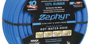 Zephyr Rubber Hot-N-Cold Water / Garden Hose 16mm X 30m Without Fittings (ZW1630WF)