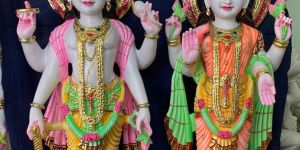 Marble Vishnu Laxmi Moorti