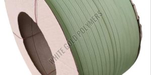 12 Mm Green Coated PP Box Strapping Roll