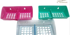 Plastic Wall Mounted Double Soap Case