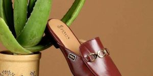 Women Maroon Ballerina Flat Feet Shoes