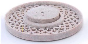 Soapstone Tea Light Holder & Incense Holder