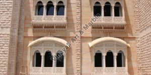 Sandstone Cladding Work