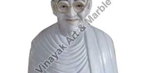 White Marble Mahatma Gandhi Statue