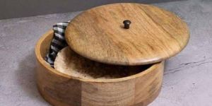 Wooden Roti Bowl