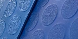 Blue Rubber Floor Mat