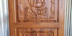 Teakwood Temple Door