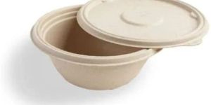 750 Ml Round Bagasse Container