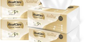 Realcare Natural 3Ply Facial Tissues