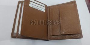 Mens Brown Napa Leather Wallet