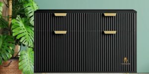 TRIAG CHEST OF DRAWERS , SIDEBOARD