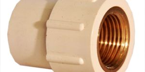 3/4 Inch Ivory CPVC Brass FTA Fitting