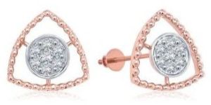 Women Tri Sparkle Diamond Earrings