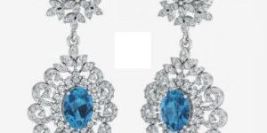 Topaz Chandelier Earrings