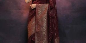 Women Trending Colors of Weaving Silk Saree