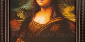 Monalisa Hand Drawn Painting