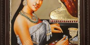 Ravi Varma Hand Drawn Painting