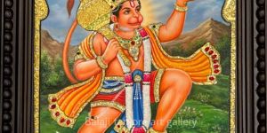 Sanjeevi Hanuman Tanjore Painting