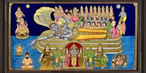 Veeraraghava Antique Style Tanjore Painting