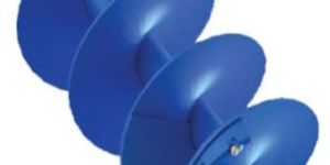 Single Cut Rock Auger with Collar Plate