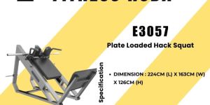 Plate Loaded Hack Squat Machine
