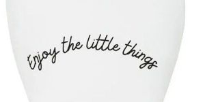 White Cotton Cosmetic Bag With Zipper