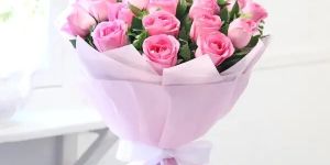 Pink Roses Bouquet