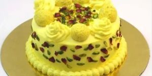 Pista Cream Rasmalai Cake