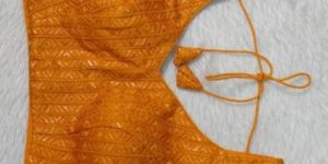 Yellow Ready Made Designer Blouse