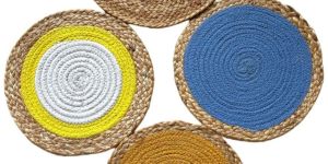 SEEPCRAFT Handmade Jute Placemats Set of 4