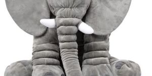 Elephant Plush Toy - Gray