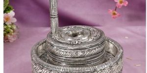 Traditional Silver Spice Grinder