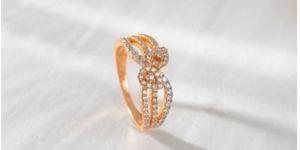 Triple Line Diamond Ring For Women