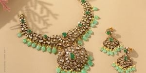 Victoria Womens Polki Necklace Sets