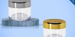 50GM Acrylic Jar With Golden Or Silver Cap