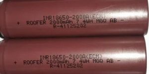 roofer 2000mah 3c rechargeable lithium ion cell