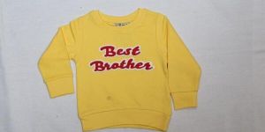baby mummy kids trendy yellow sweatshirt