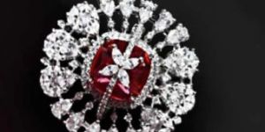 Women Ruby Radiance Loop Ring