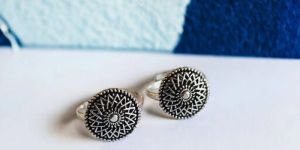 Women Silver Plated Mandala Toe Rings