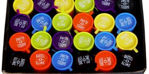 Multicolor Barrel O Slime Toy