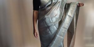 Semi Tissue Zari Weaving Soft Silk Saree