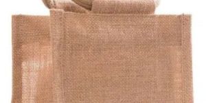 organic pvc window reusable jute bag