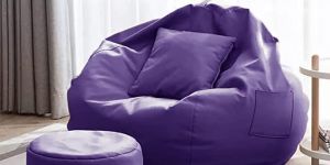 Purple Coaster Shine Teardrop 3 Piece Bean Bag Combo Set